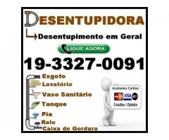 DESENTUPIDORA 33270091 NO Chácara das Nações em Valinhos