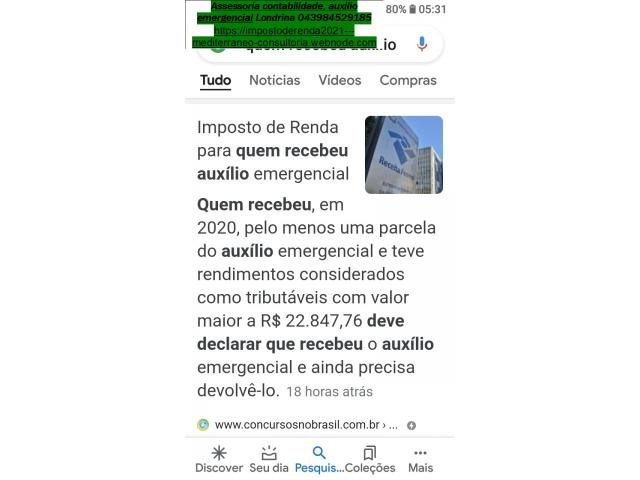 DIRPF2021 - 1Auxilio emergencial deve ser declarado imposto renda  Contador