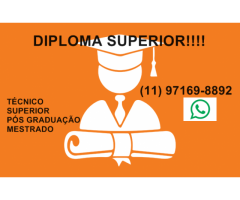 Diploma Superior Reconhecido Pelo Mec - Pague Após Confirmar