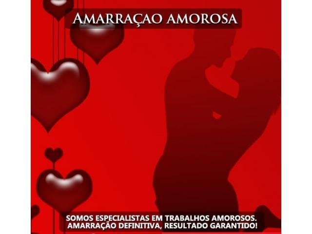 Amarração amorosa definitiva grátis - Mãe de santo gratuita - trabalho amoroso
