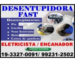 Desentupidora de Rede de Esgoto 992312502 no Parque Via Norte em Campinas