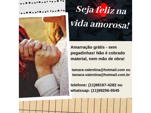 Magia branca - Amarração amorosa grátis - amor de volta verdadeiro