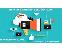 Lista De Emails 2018 atualizado