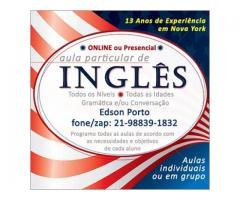 Professor/Tradutor de Inglês - Gramática e/ou Conversação - 13 anos de experiência em NYC