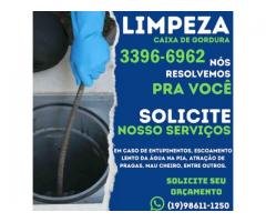 Empresa que Limpa Caixa de Gordura em Campinas (19) 3396-6962 Orçamento Grátis