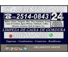 Desentupidora no Jardim Nossa Senhora Auxiliadora em Campinas (19) 98611-1250