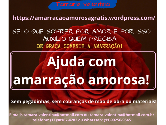 Amarração amorosa definitiva grátis - Mãe de santo gratuita - trabalho amoroso