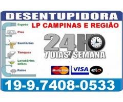 Desentupidora na Vila Costa e Silva em Campinas 19-974080533