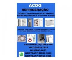 Trabalho com conserto de geladeira em geral