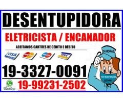 Desentupidora no bairro Jardim Guarani em Campinas 19-33270091