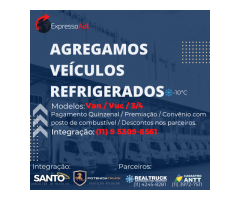 Agregamos Van,HR, Bongo, Iveco, sprinter, Vuc, caminhão 3/4, refrigerado entrega em restaurantes SP