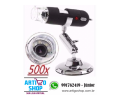 Microscópio Digital Usb Zoom 500x Camera 2.0 Mp