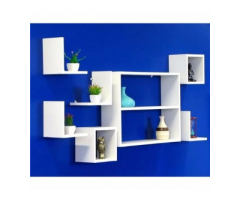 Kit Nicho 7 peças Mdf Branco 15mm decorativo