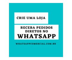 Vender comida bebida e receber pedidos diretos no WhatsApp