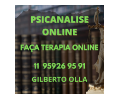PSICANÁLISE ONLINE TERAPIA ONLINE