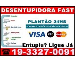 Desentupidora 19-33270091 no Bosque dos Eucaliptos em Valinhos