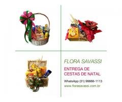 Santa Maria de Itabira, Baldim MG  Cesta de Natal e flores em Santa Maria de Itabira, Baldim  LOJA