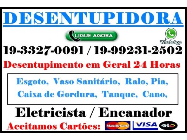Desentupidora 19-992312502 no Jardim das Paineiras em Campinas