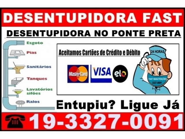 Desentupidora 19-992312502 no Ponte Preta em Campinas, Desentupimento 24 Horas