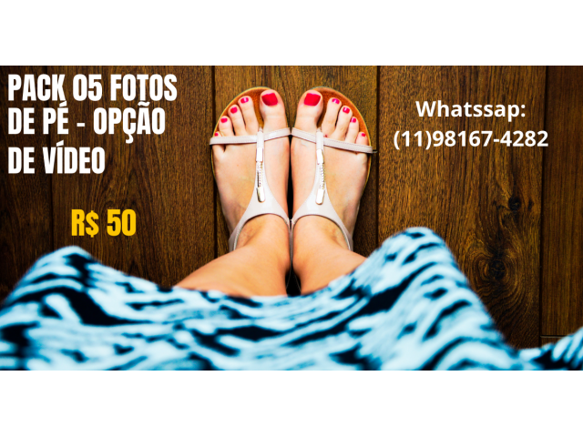 Pack de fotos Pés Delicados Femininos