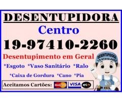 Desentupidora no Centro em Campinas 19-97410-2260, Desentupidora de Caixa de Gordura