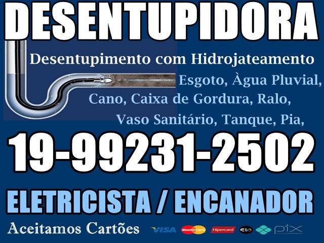 Desentupidora 19-992312502 no Jardim Miranda em Campinas, Desentupimento de Vaso Sanitário