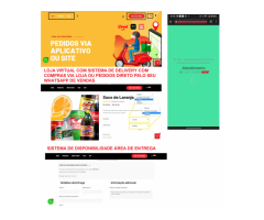 Tenha seu Sistema de Vendas Delivery com Pedidos via Site e WhatsApp com Aplicativo Próprio