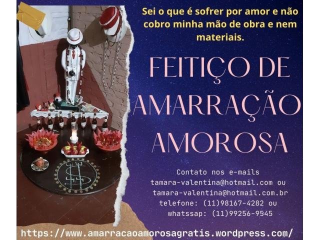 Amarração amorosa honesta grátis - não cobro mão de obra e nem materiais