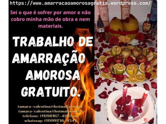 Amarração coletiva verdadeira e grátis - Chega de golpes! Ajudo quem precisa de graça.