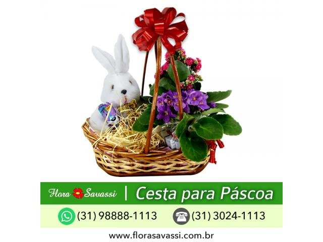 Entrega Cesta de Páscoa flores em São José da Lapa, Itabirito, Esmeraldas, Mateus Leme MG LOJA