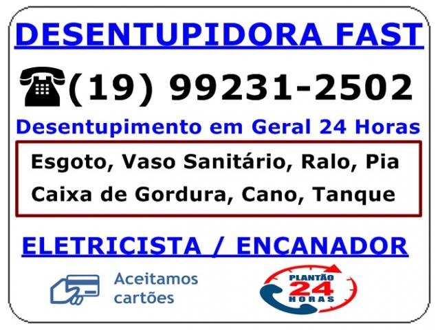 Desentupidora em Campinas 19-992312502 em Parque Via Norte em Campinas