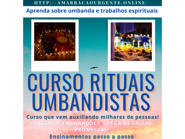 Curso on line de umbanda e rituais umbandistas - Faça trabalhos para todas finalidades