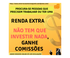 Oportunidade de renda extra - Ganhe dinheiro com divulgação! Não tem que investir nada