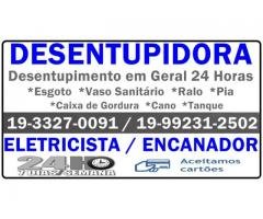19-33270091 Desentupidora em Campinas, Desentupidor em Campinas, Desentupimento em Campinas