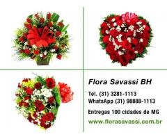Itaverava, Jaboticatubas, Rio Acima MG floricultura entrega flores, cesta de café e coroa FLORA