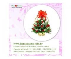 Belo Vale, Inhaúma, Santa Luzia, Confins MG floricultura entrega flores, cesta de café e coroa FLORA