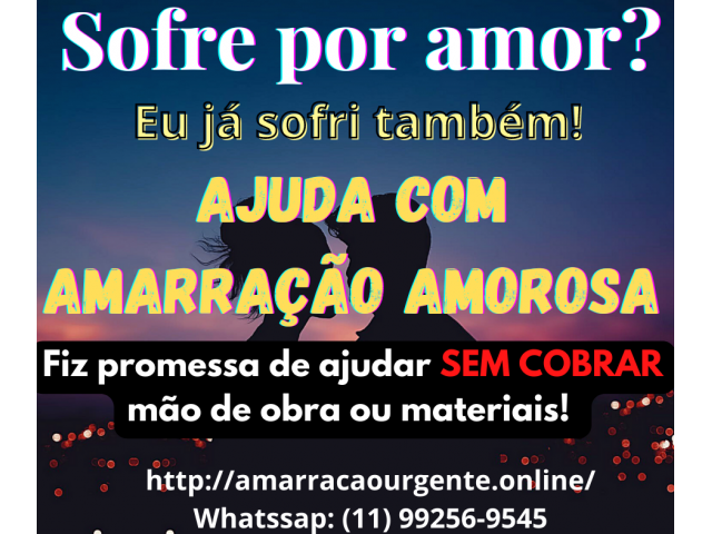 Trabalho de amarração amorosa DEFINITIVA grátis - Tenha amor de volta