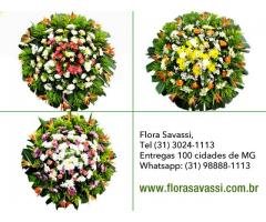 Floricultura São Gonçalo do Bação MG, Nova Era, Nova Serrana, Nova União MG,  coroa de flores FLORA