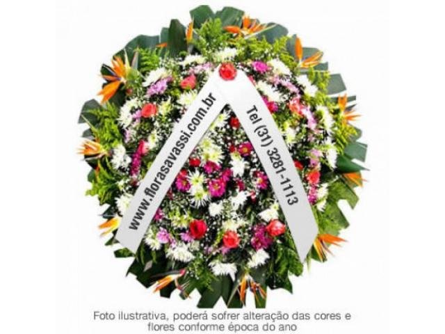 Floricultura Fortuna de Minas, Ibirité, Igarapé, Igaratinga, Inhaúma entrega coroa de flores FLORA