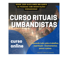 Curso de umbanda e rituais umbandistas - Faça trabalhos espirituais - todas finalidades