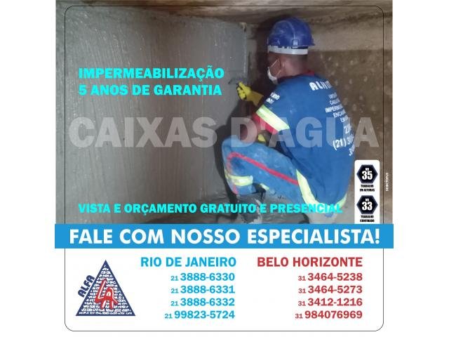 Impermeabilização de Caixa D'água - Monte Azul