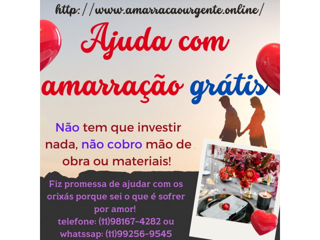 Amarração amorosa imediata grátis - Trabalho amoroso gratuito