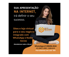 Criação de sites e lojas virtuais