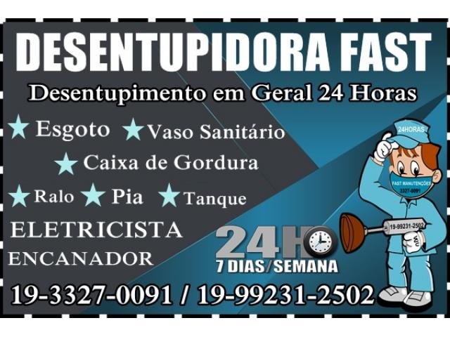 Desentupidora em Campinas 19-992312502 Desentupidora no Bonfim em Campinas