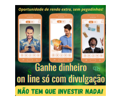 Oportunidade de renda extra - Ganhe dinheiro com divulgação! Não tem que investir nada