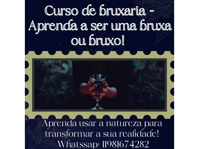 Curso On Line de bruxaria - Aprenda a ser uma bruxa ou bruxo.