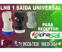 Lnb 1 Saida  Universal Banda Ku 4k Hd Para Alphasat  Em Salvador Ba