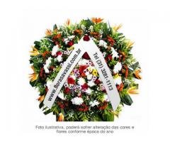 Cemitério Municipal em Sabará MG, floricultura entrega coroa de flores Velório Municipal