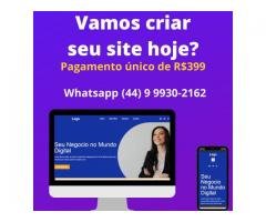 Criação de Site Profissional R$399