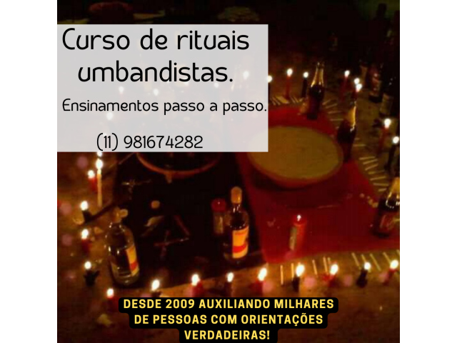 Curso on line de umbanda e rituais umbandistas - Faça trabalhos para todas finalidades